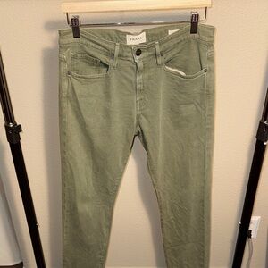 Frame L’Homme Slim Men's Green Jeans